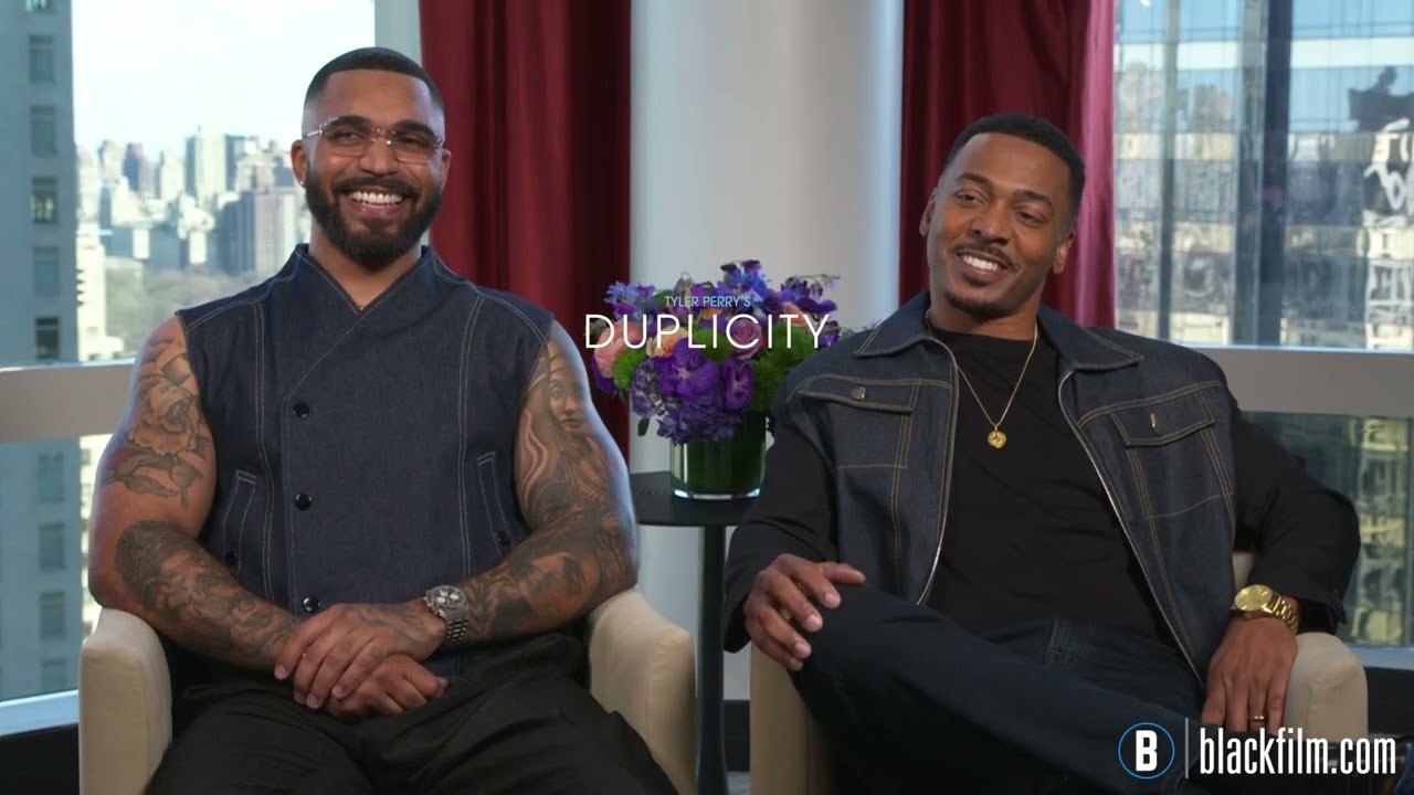 Tyler Lepley and RonReaco Lee talk 'Tyler Perry's Duplicity' (PRIME)