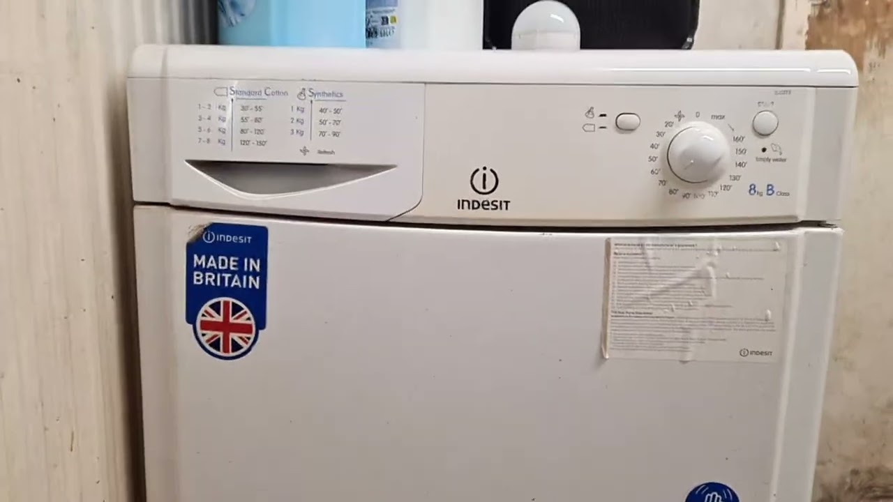 Highlight 0:00 – 3:35 from Indesit IDC8T3 8KG Condenser Tumble Dryer Full Cycle