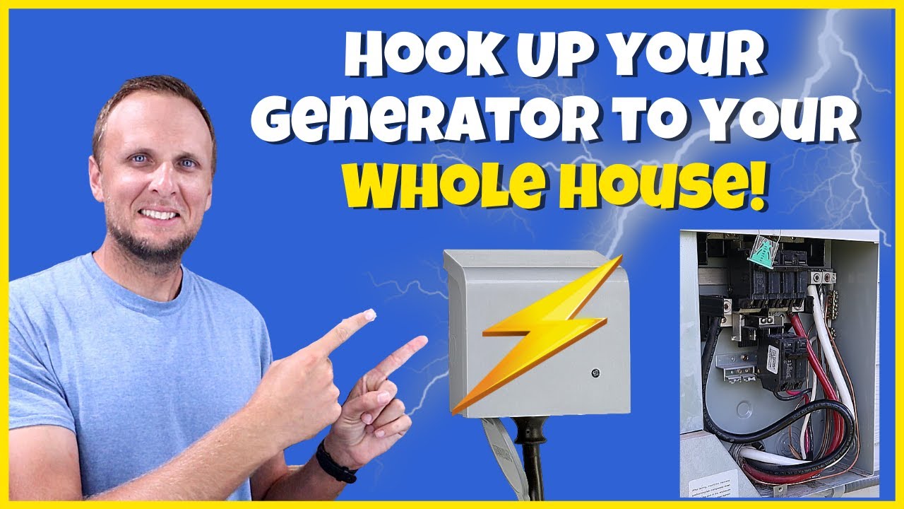 How To Install A 50 Amp Generator Power Inlet Box | Connect Generator To House Electrical Panel