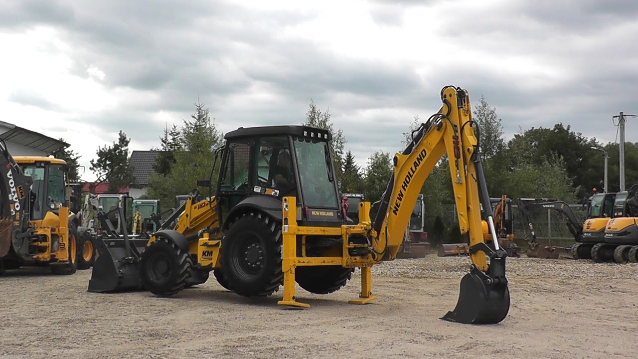 NEW HOLLAND B110B 2018R KOPARKO-ŁADOWARKA KM MASZYNY BUDOWLANE WWW.KMRENT.PL  56-300 MILICZ