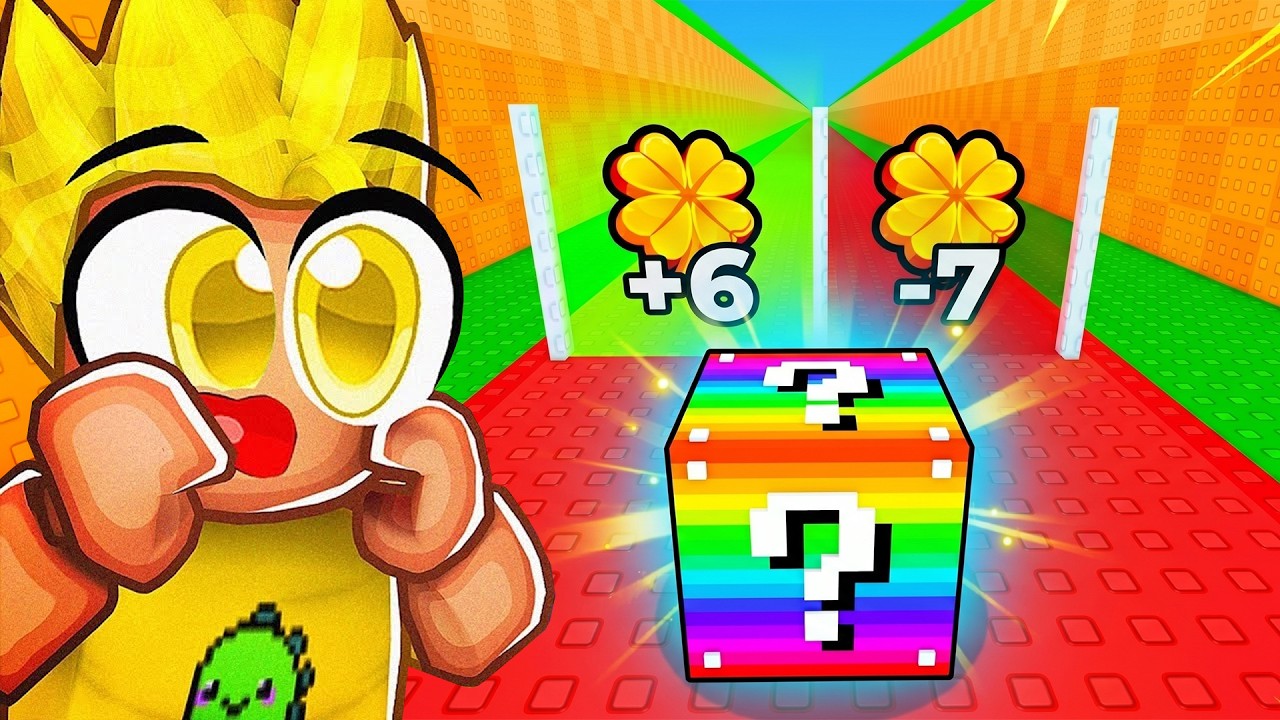 Şans Bloğu Oyununda MAX LEVEL Olup EN DEĞERLİ Brainrotu &Ccedil;ıkardım! | Roblox