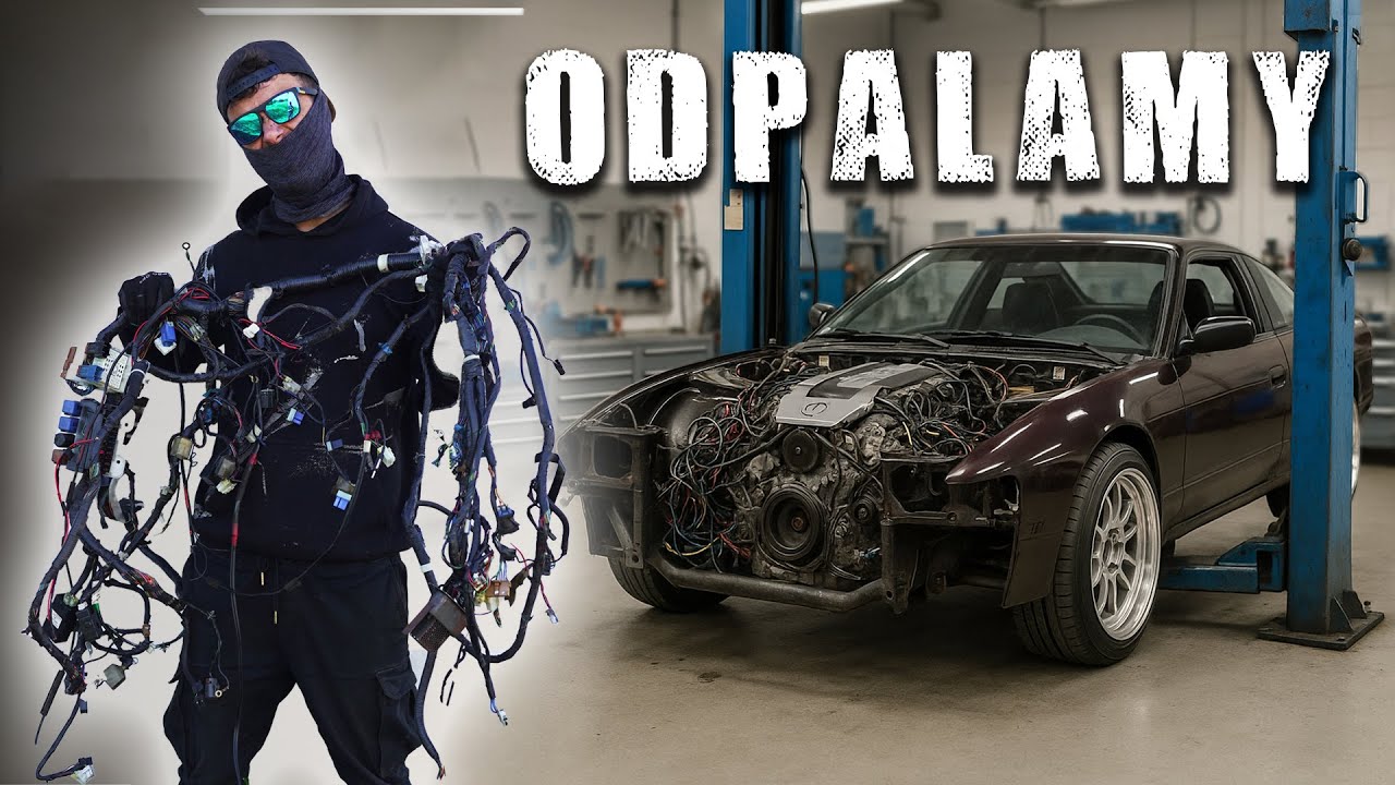 Nissan S13 i wiązka od zera | Czy V8 z palety odpali?