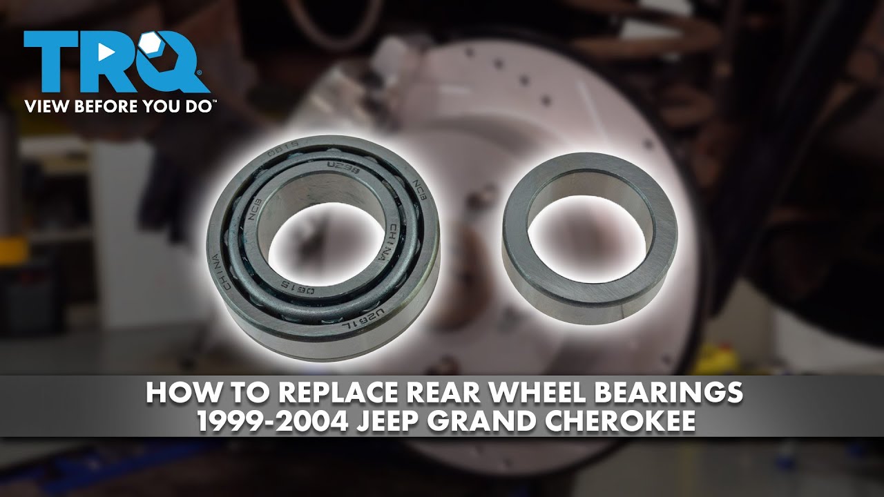 How to Replace Rear Wheel Bearings 1999-2004 Jeep Grand Cherokee