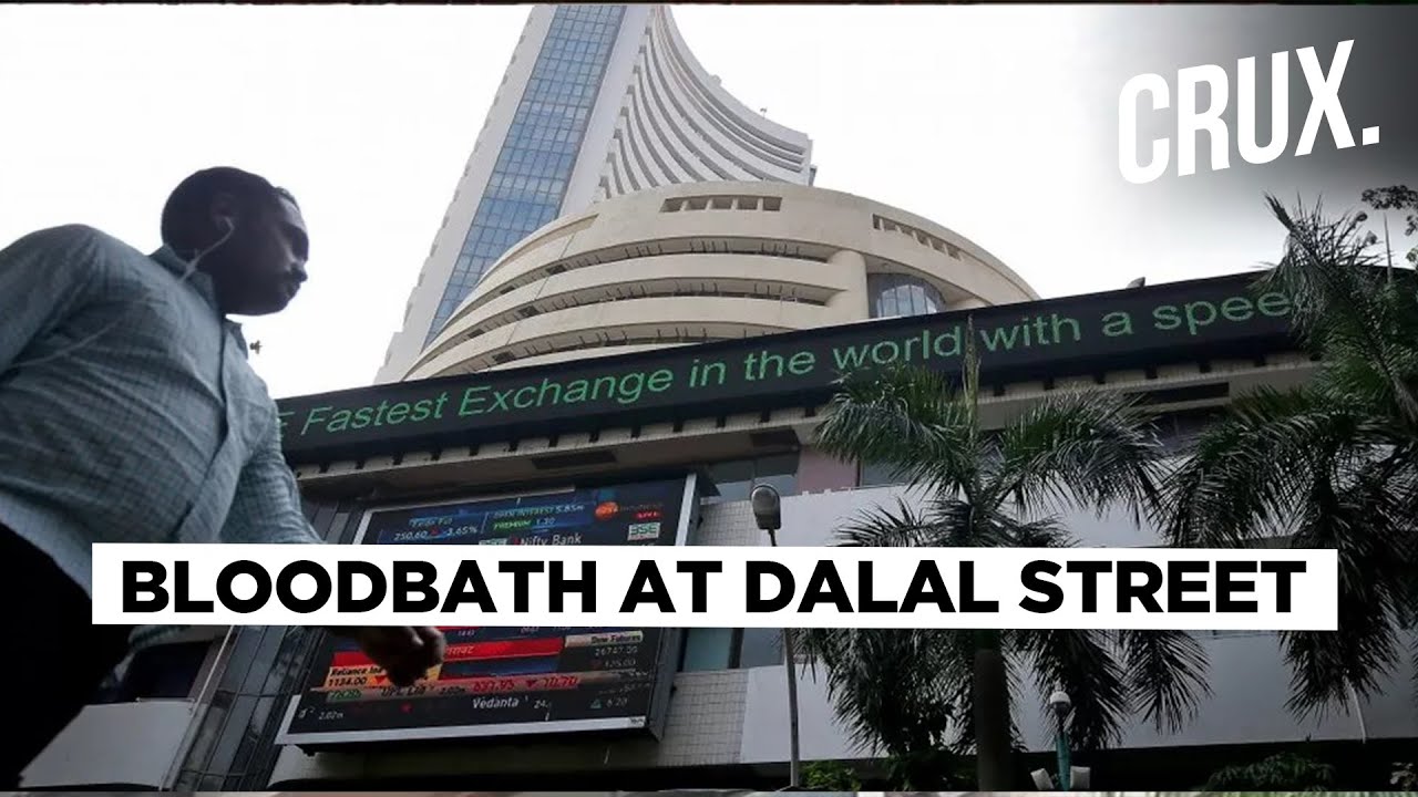 Rs 11-lakh crore wealth wiped out as Sensex tanks more than 2900 points