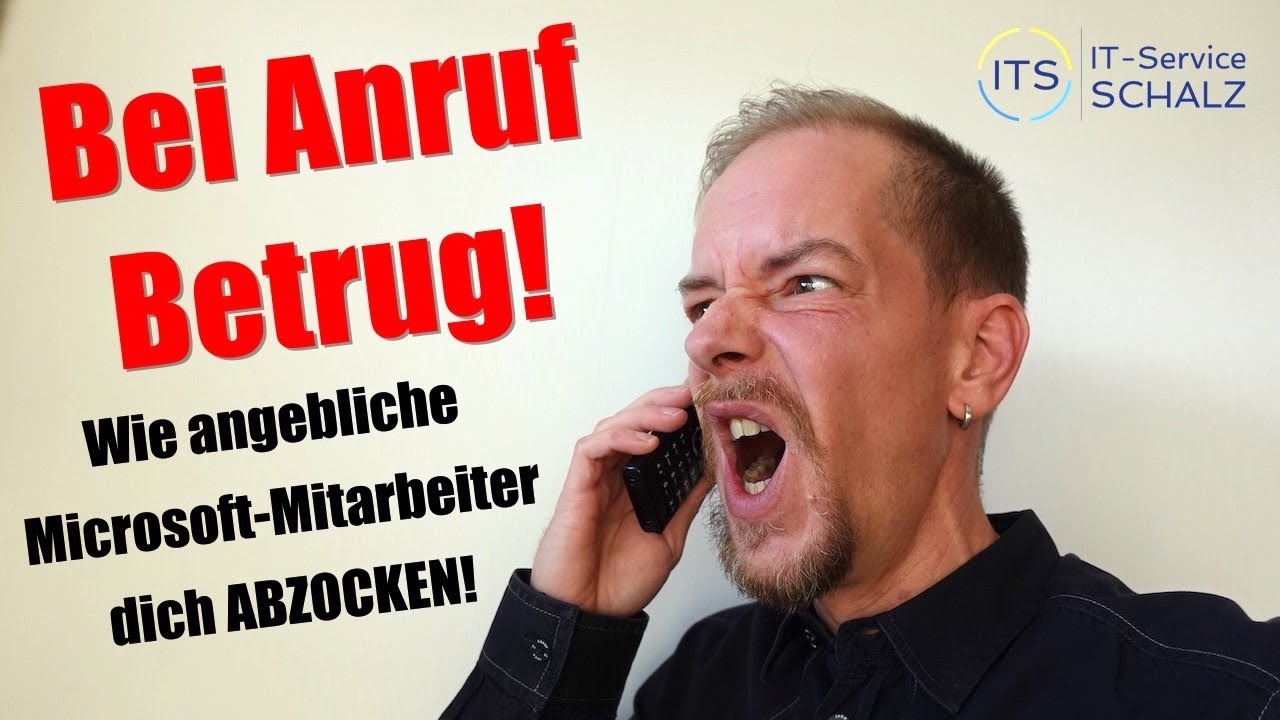 SCAM-Anrufe - wie angebliche Microsoft-Mitarbeiter dich abzocken!!!