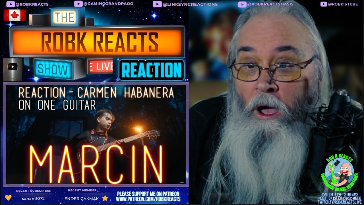 Mesmerizing Marcin Reaction - Carmen Habanera on One Guitar' | First Time Hearing - Requested