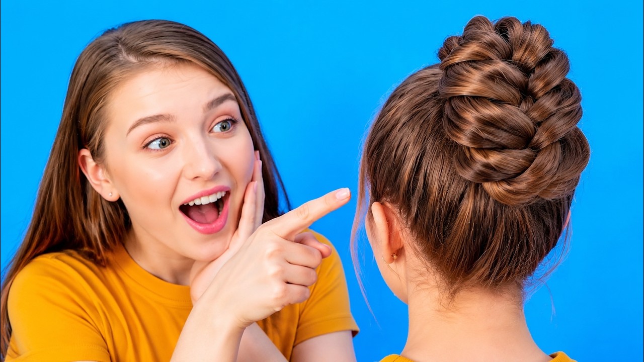 TRUCCHI INCREDIBILI PER I CAPELLI || Problemi e Lotte Quotidiane su 123 GO! GOLD