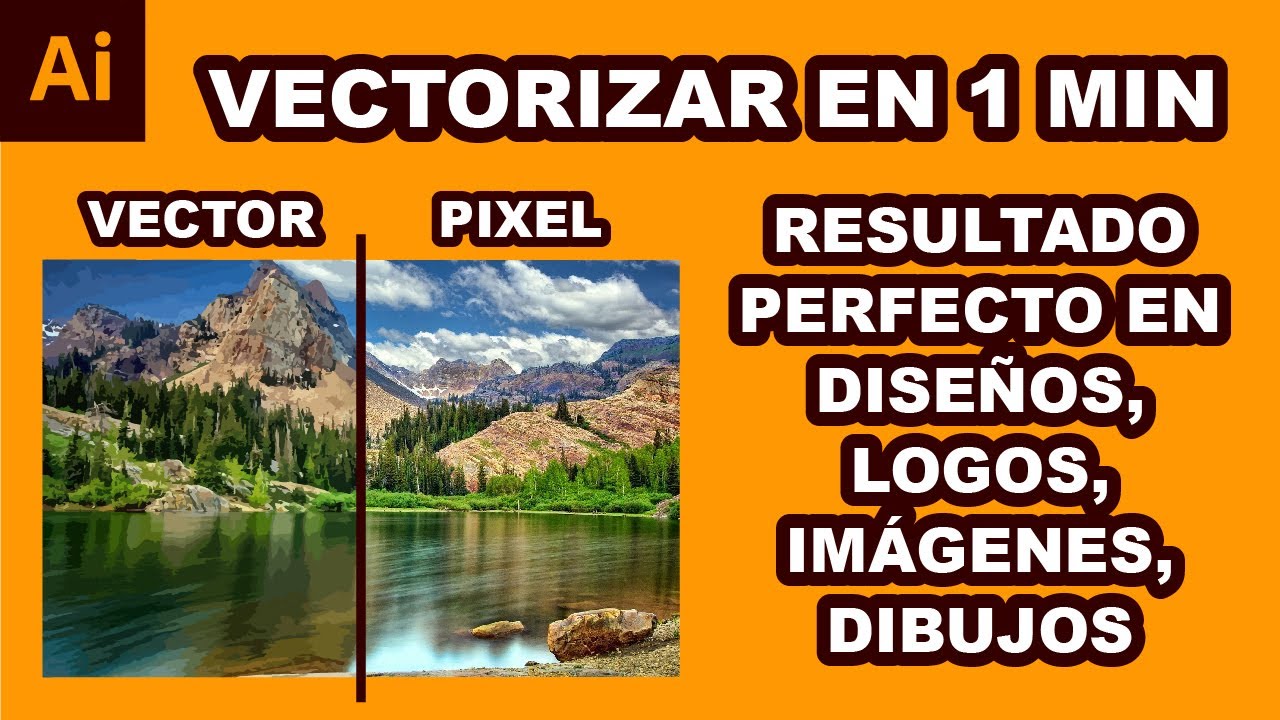 Vectorizar AUTOMÁTICAMENTE en Illustrator 2021