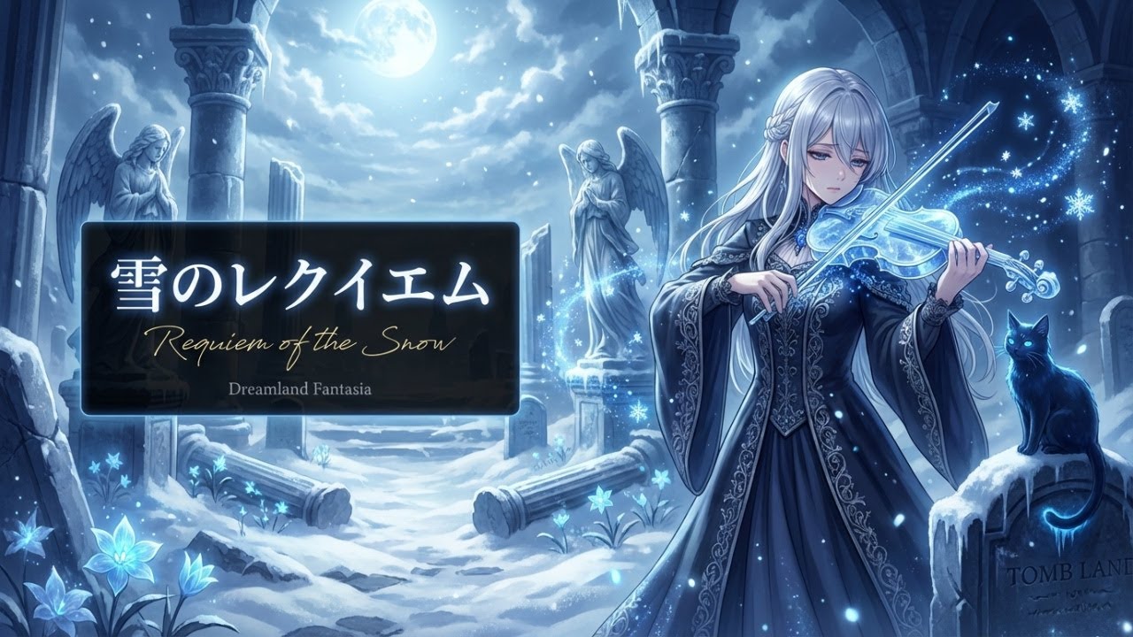 【哀愁のクラシック/Dark Classical】「雪のレクイエム - Requiem of the Snow」- 凍てつく冬の墓地で、白い息を吐きながら奏でる弔いの曲