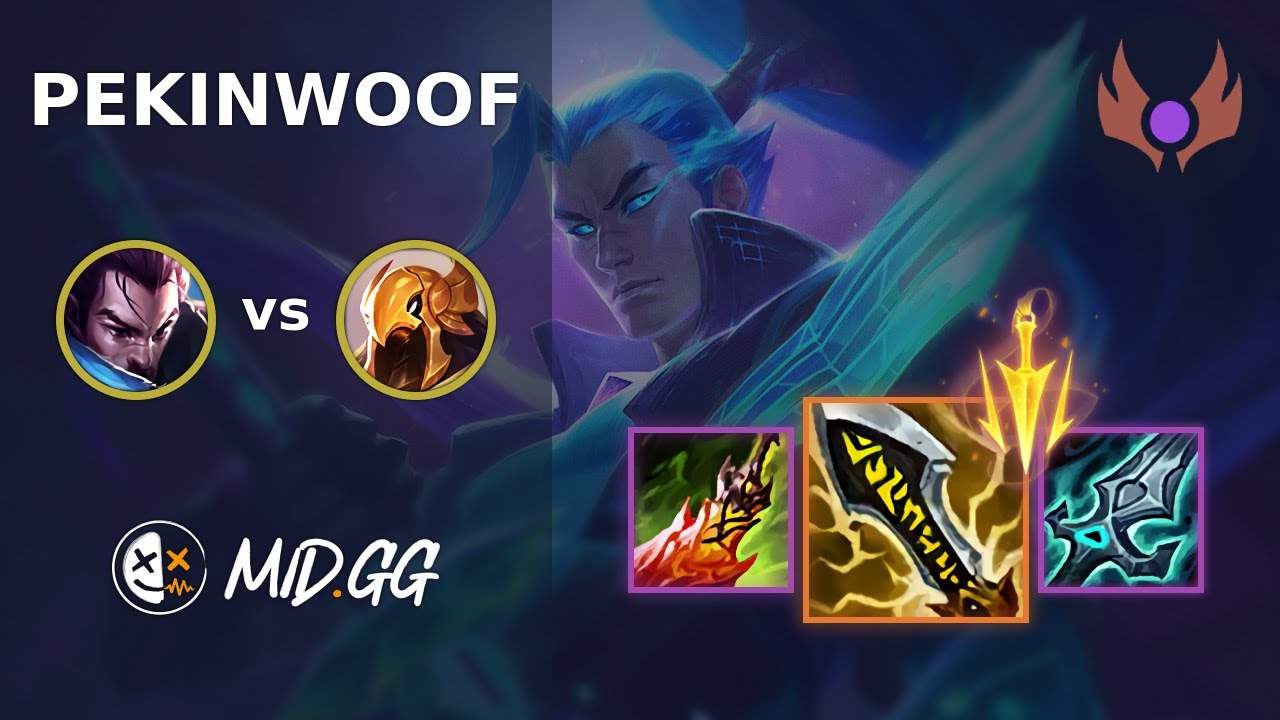 MID.GG: [ PekinWoof ] Yasuo MID vs Azir | NA MASTER | LOL Season 2026