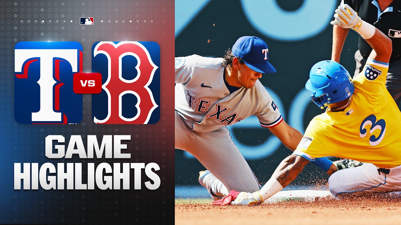 Rangers vs. Red Sox Game Highlights (6/13/26) | MLB Highlights