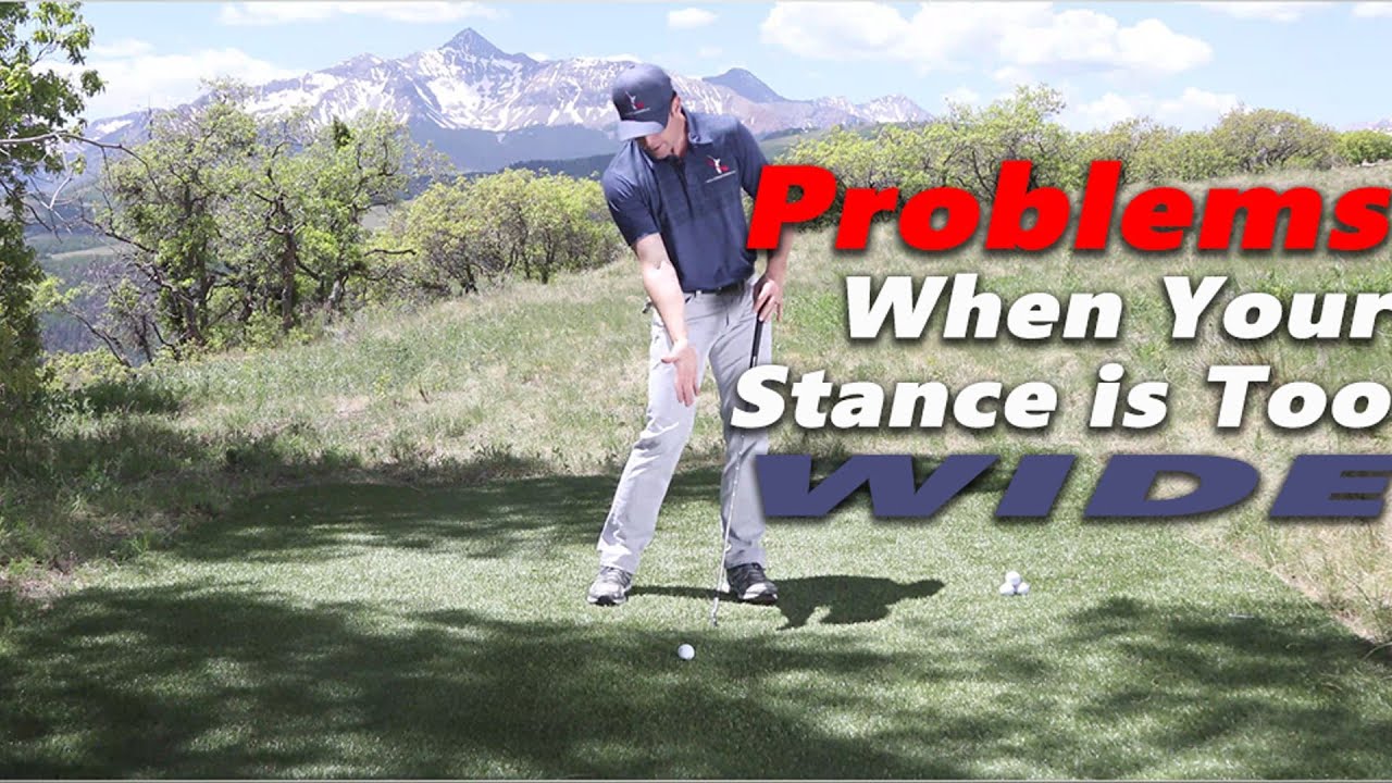 Swing Faults When Your Golf Stance is Too Wide