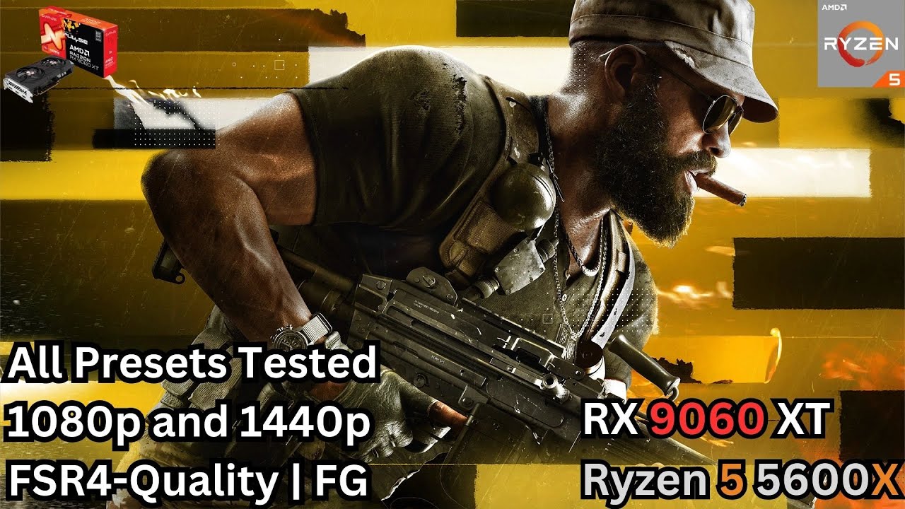 Call of Duty: Warzone | RX 9060 XT 16GB | RYZEN 5 5600X | All Presets 1080p & 1440p | FSR4 +FG
