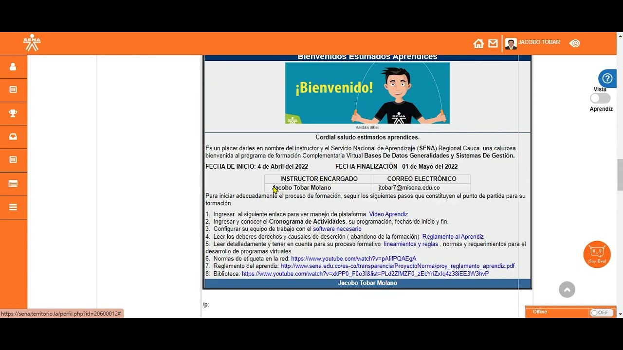 Sesión en línea-Actividad de Aprendizaje Semana 1 Bases De Datos Generalidades y Sistemas de Gestión