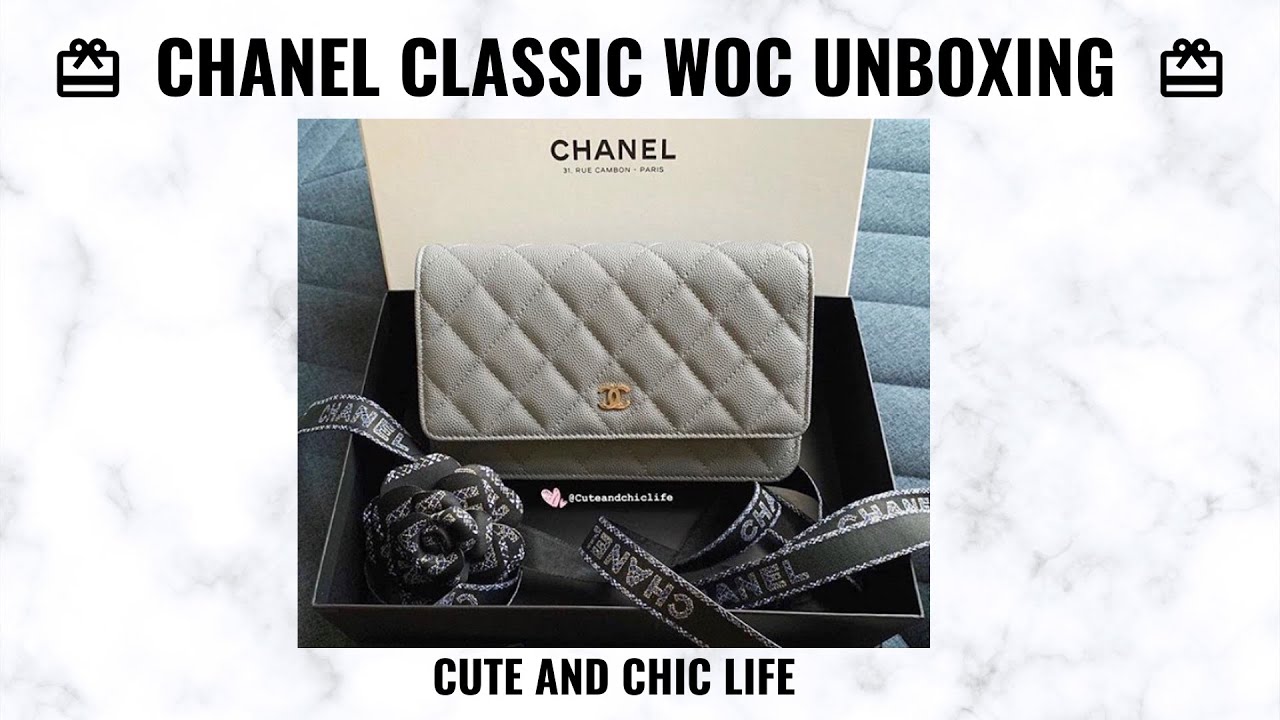 UNBOXING for the Chanel WOC (Wallet On Chain) from the Chanel Flagship store in Paris!!