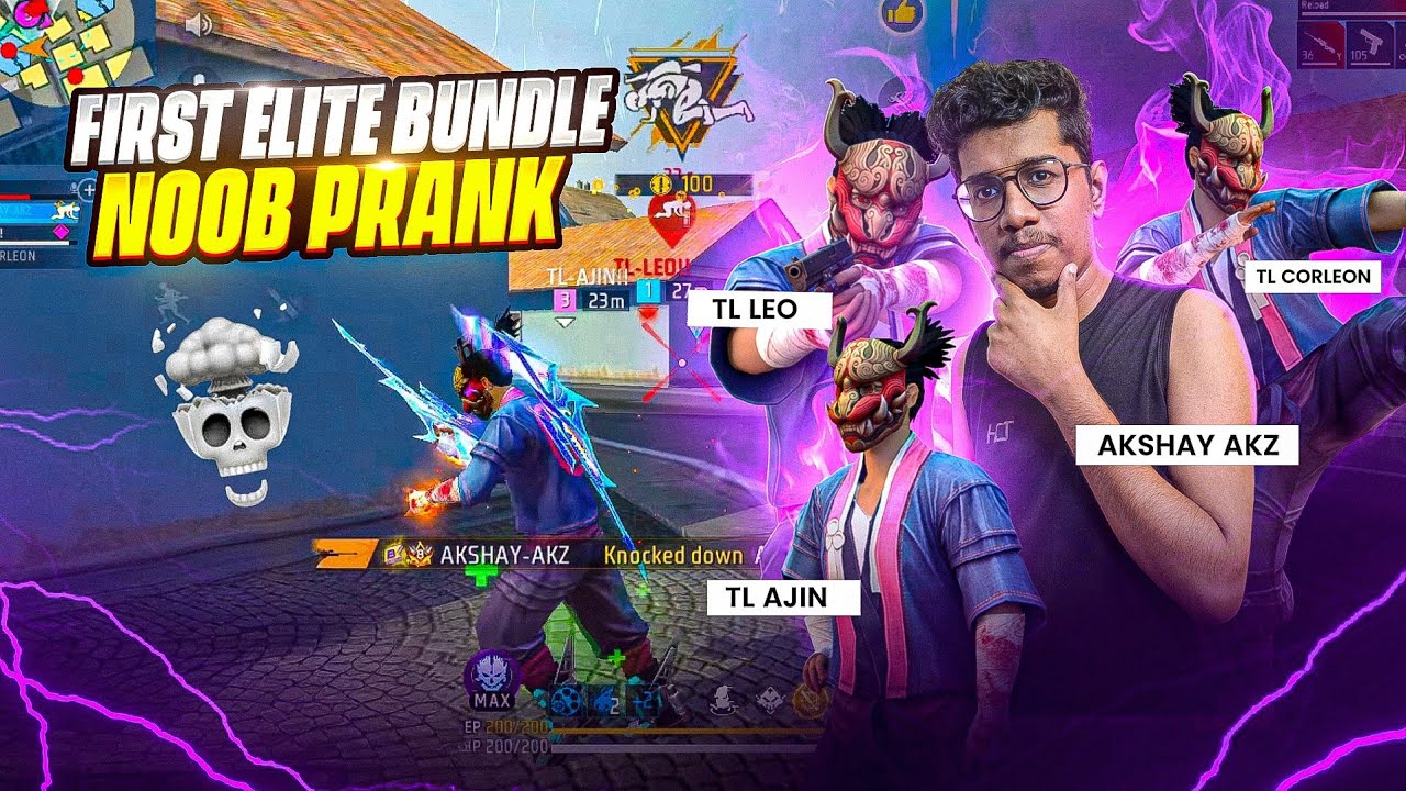 First Elite Bundle 🔥 Noob Prank കളിച്ചു | LKG Squad Is Back 😂 Freefire Malayalam 