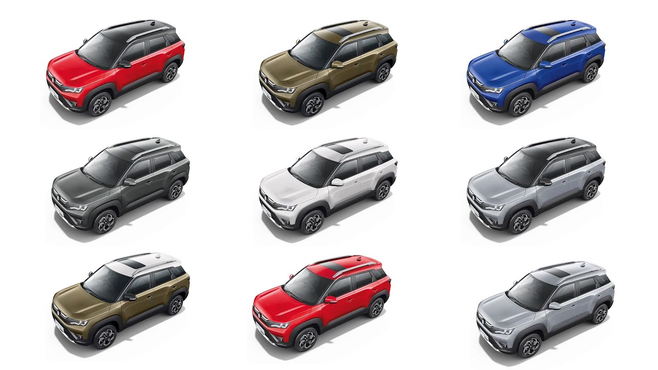 The All New Maruti Suzuki Brezza Colour choices / options available in new model 2022