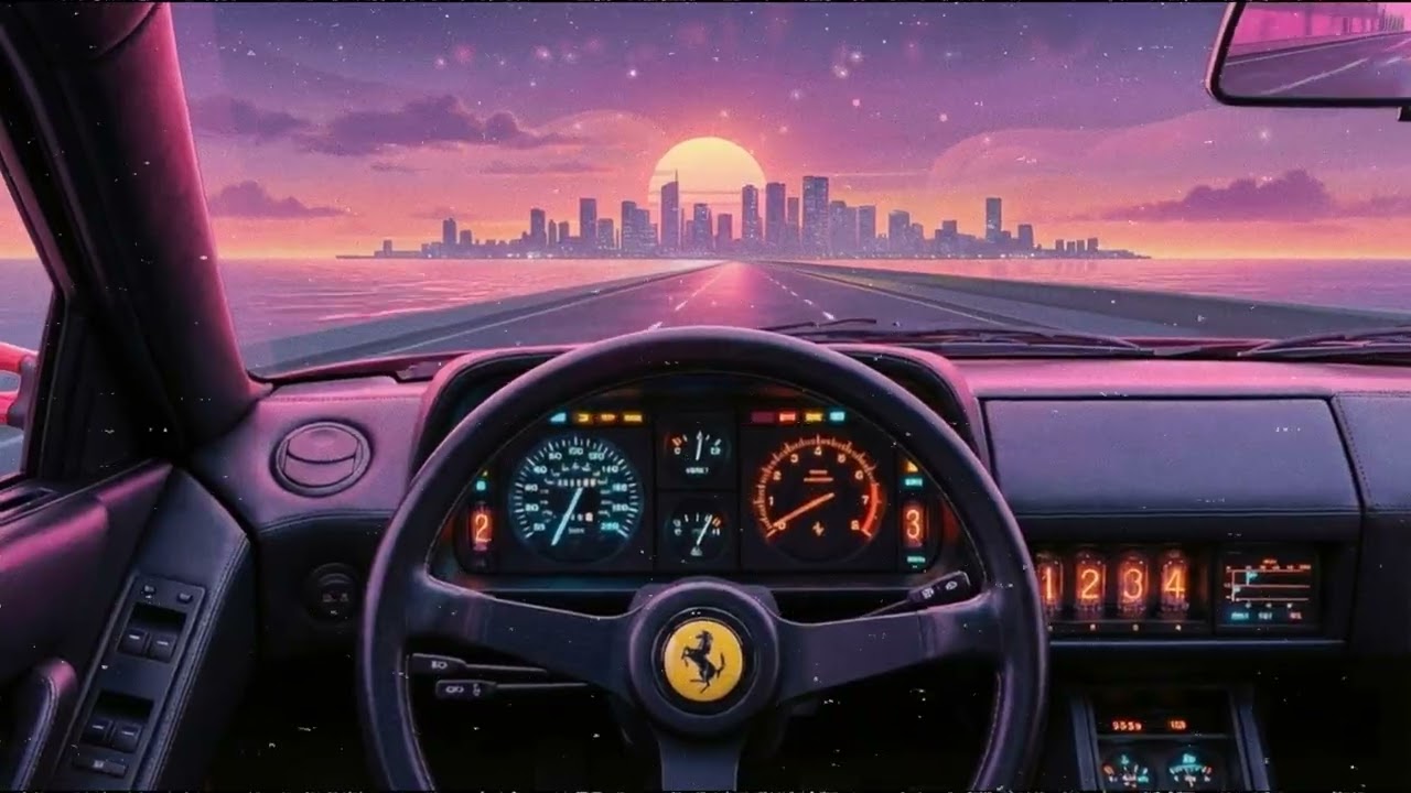Night Tide (synthwave, night drive music)
