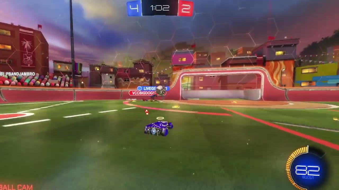 playing rocket league with my friend livegemmine