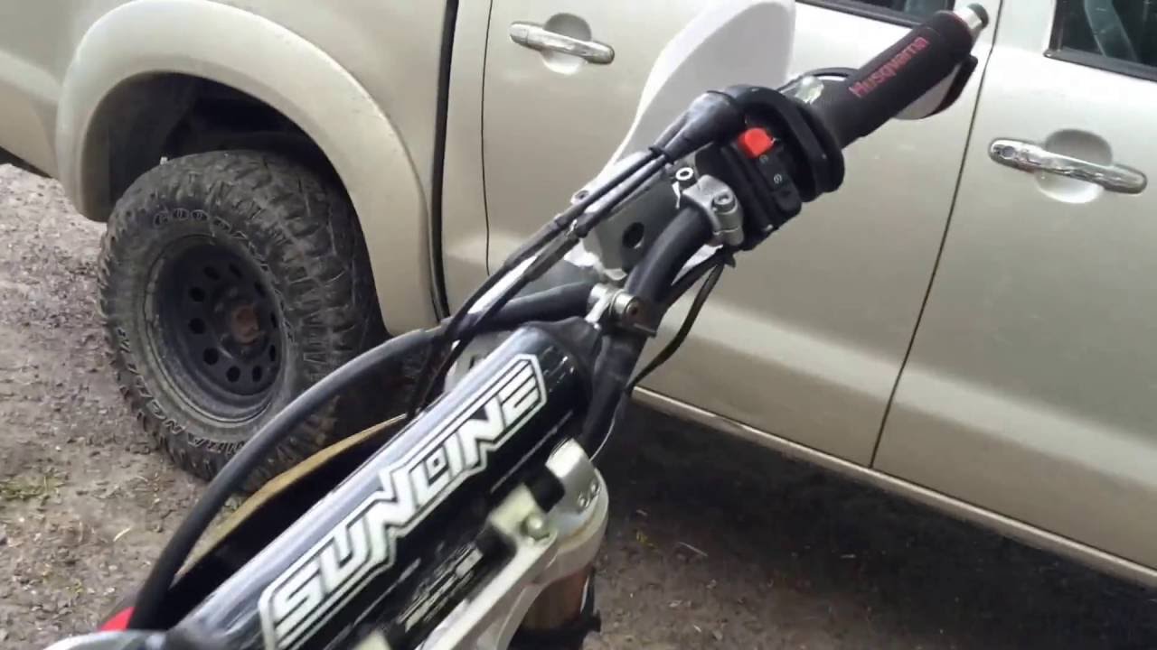 Husqvarna TE 450 SOUND OEM Silencer vs Doma Racing for TC450