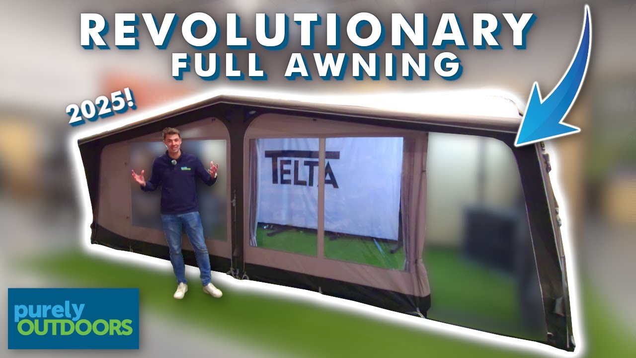 Telta Lounge Air Full Awning Review: BRAND NEW Breathable, Touring FULL Awning (2025)
