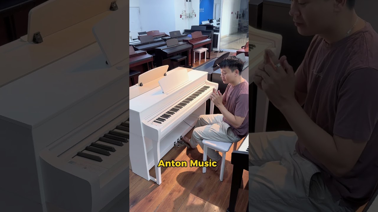 Đ&agrave;n piano nội địa Nhật Yamaha SCLP 7350 m&agrave;u trắng: Mẫu &acirc;m đ&agrave;n Grand ho&agrave; nhạc - Bộ &acirc;m sắc độc quyền