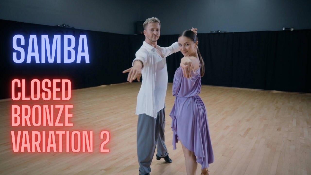 Samba Basic Syllabus Closed Bronze Variation 2 by Andrii Voloshko and Kateryna Kyrylenko