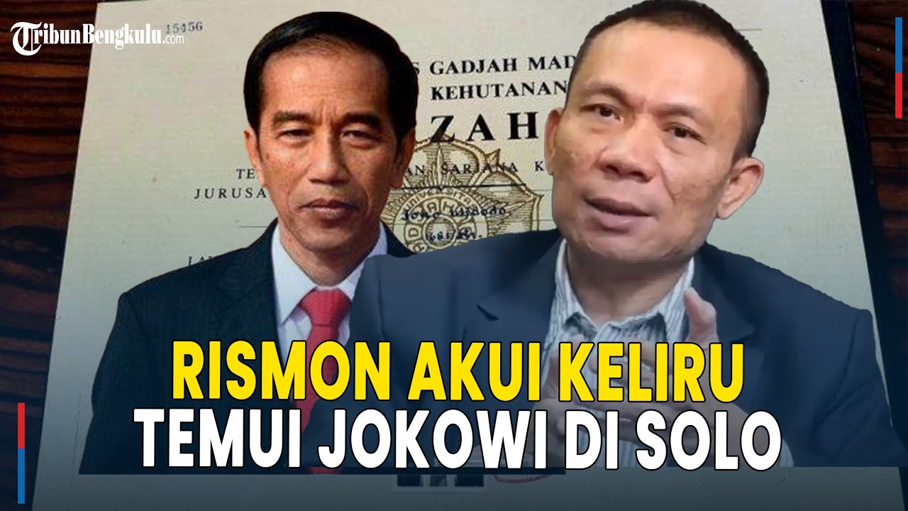 Temui Jokowi di Solo, Rismon Akui Penelitiannya soal Ijazah Keliru: Tak Ada Pengaruh Siapapun