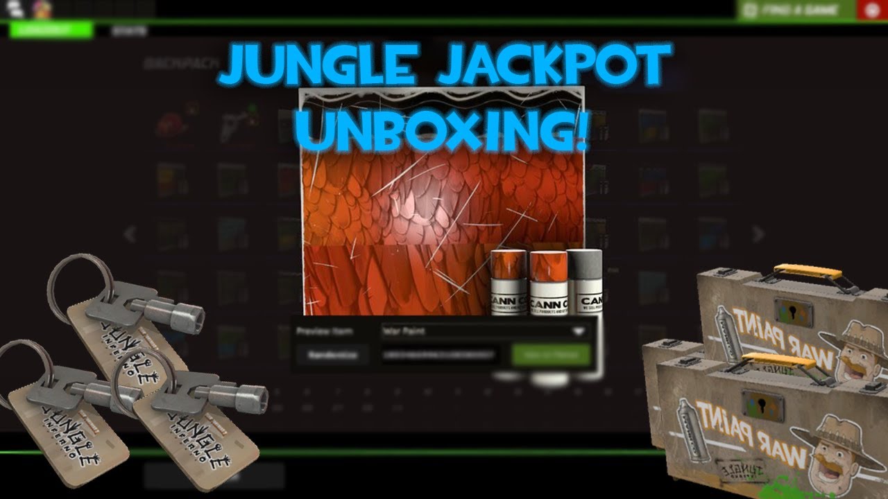 [TF2] Jungle Jackpot Unboxing! (Multiple Macaws)