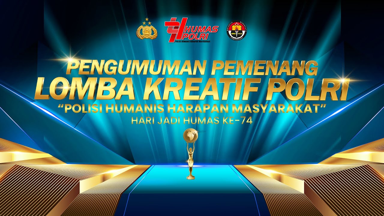 PENGUMUMAN PEMENANG LOMBA KREATIF  HUT HUMAS POLRI KE 74 TAHUN 2025