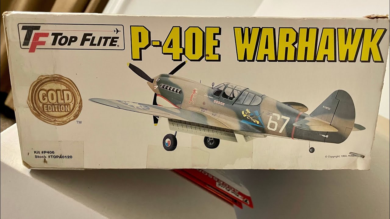 Top Flite .60 size P-40E Build Intro