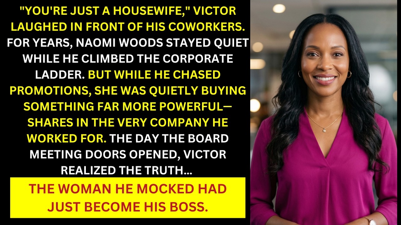 My husband Called Me “Just a Housewife”… Then six month later, I Bought the Company He Worked For...