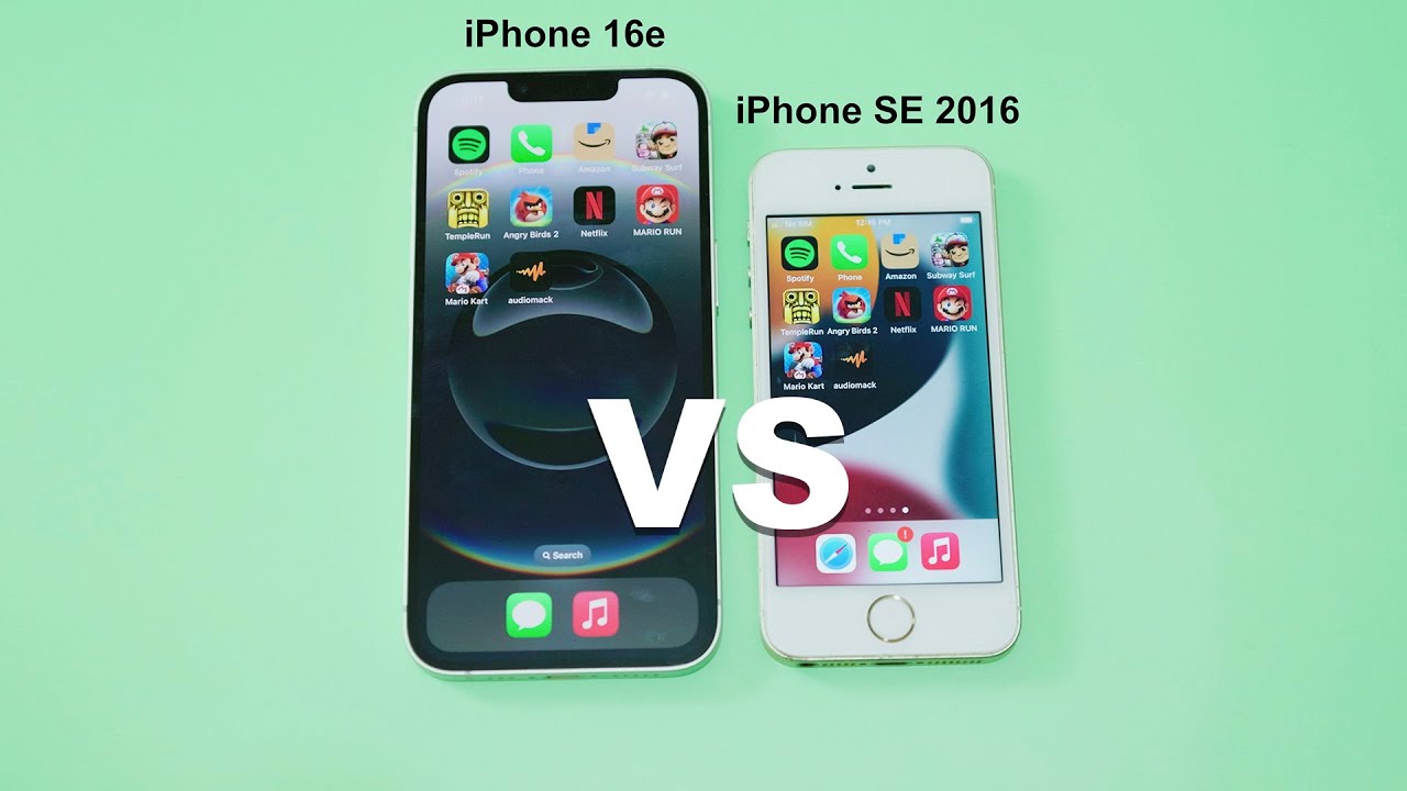 iPhone SE 2016 VS iPhone 16e - Speed TEST