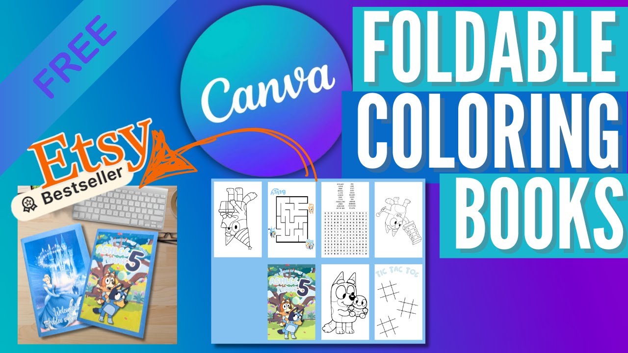 Освоение Canva: урок по созданию раскраски!