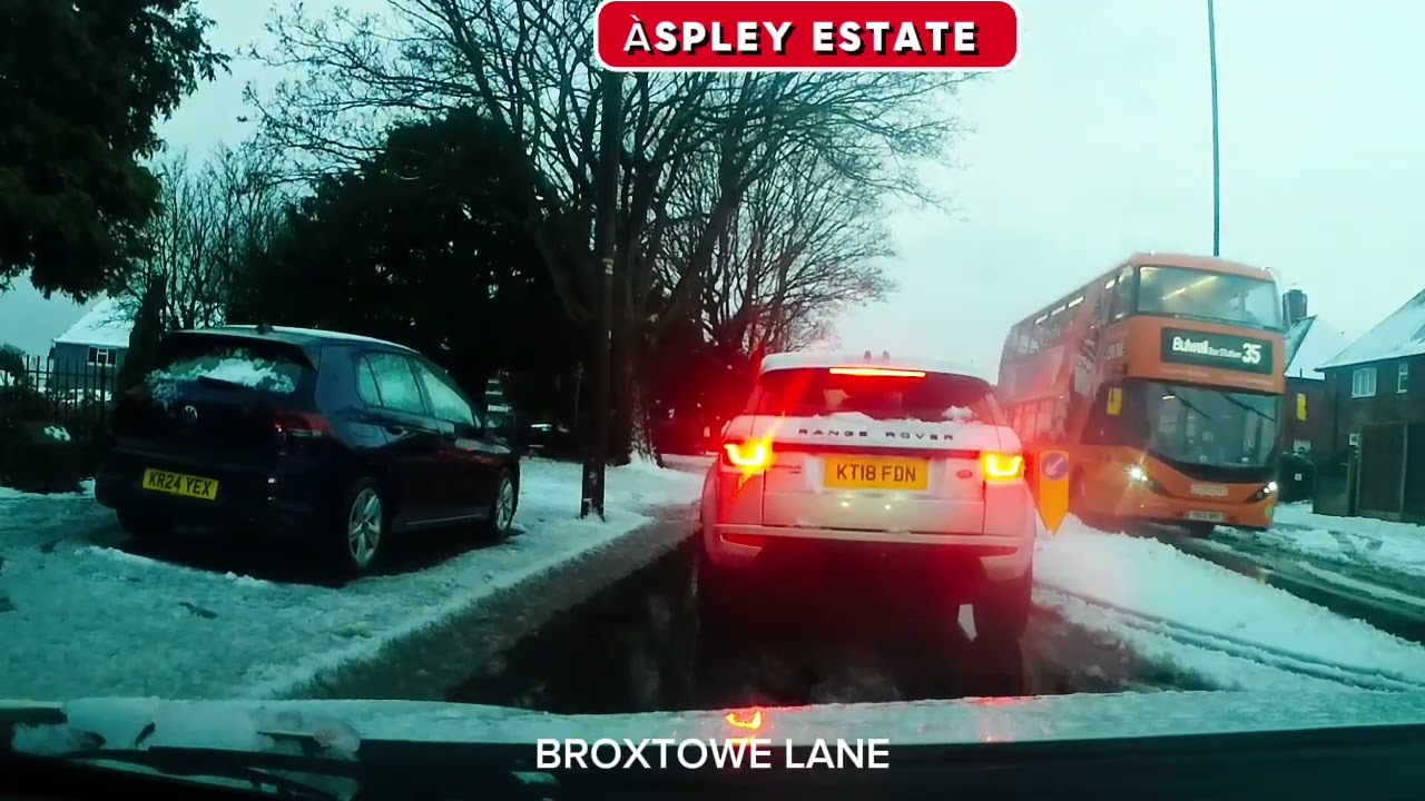 Nottingham's Worst nightmare has arrived-SNOW #viralvideo #viral#videos#vlog#videos#nottingham#bbc