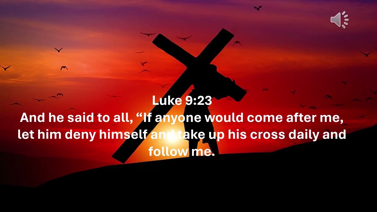 Pickup Your Cross And Follow Me