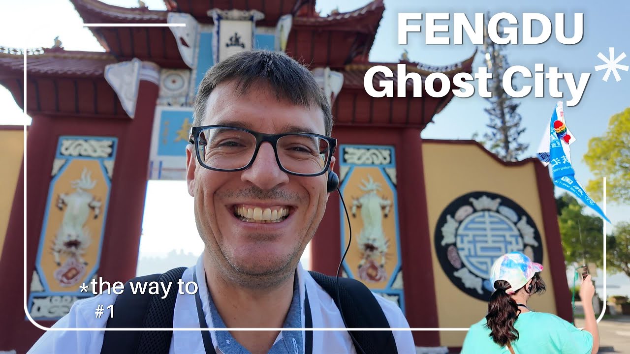 Fengdu Ghost City: China's SCARIEST Attraction?! (Cruise Excursion Part 1) Hilarious Cable Car Ride!