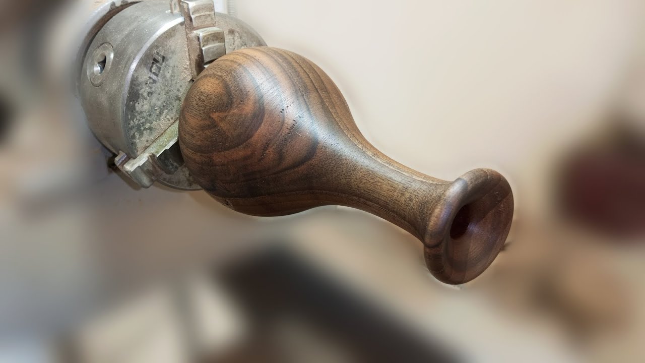 Woodturning - Making a wooden vase