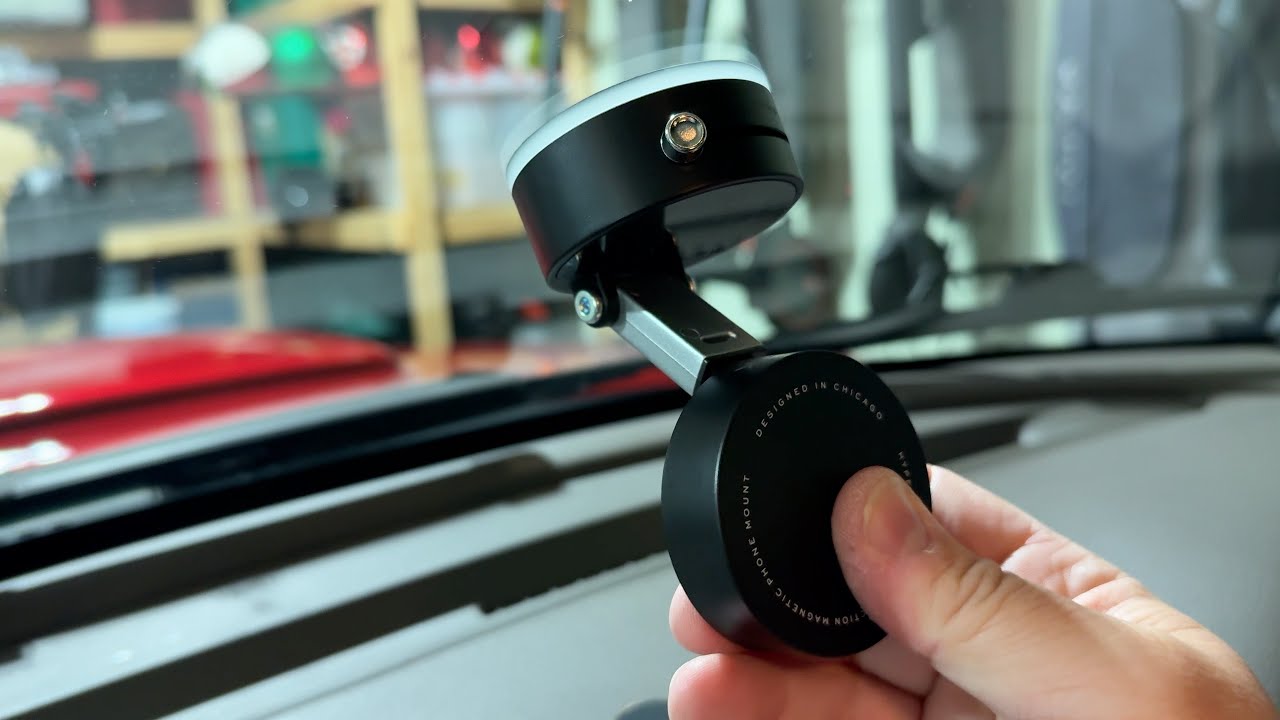 Вакуумное крепление для телефона HyperMount &mdash; магнитный держатель для телефона, герметичное вакуу...