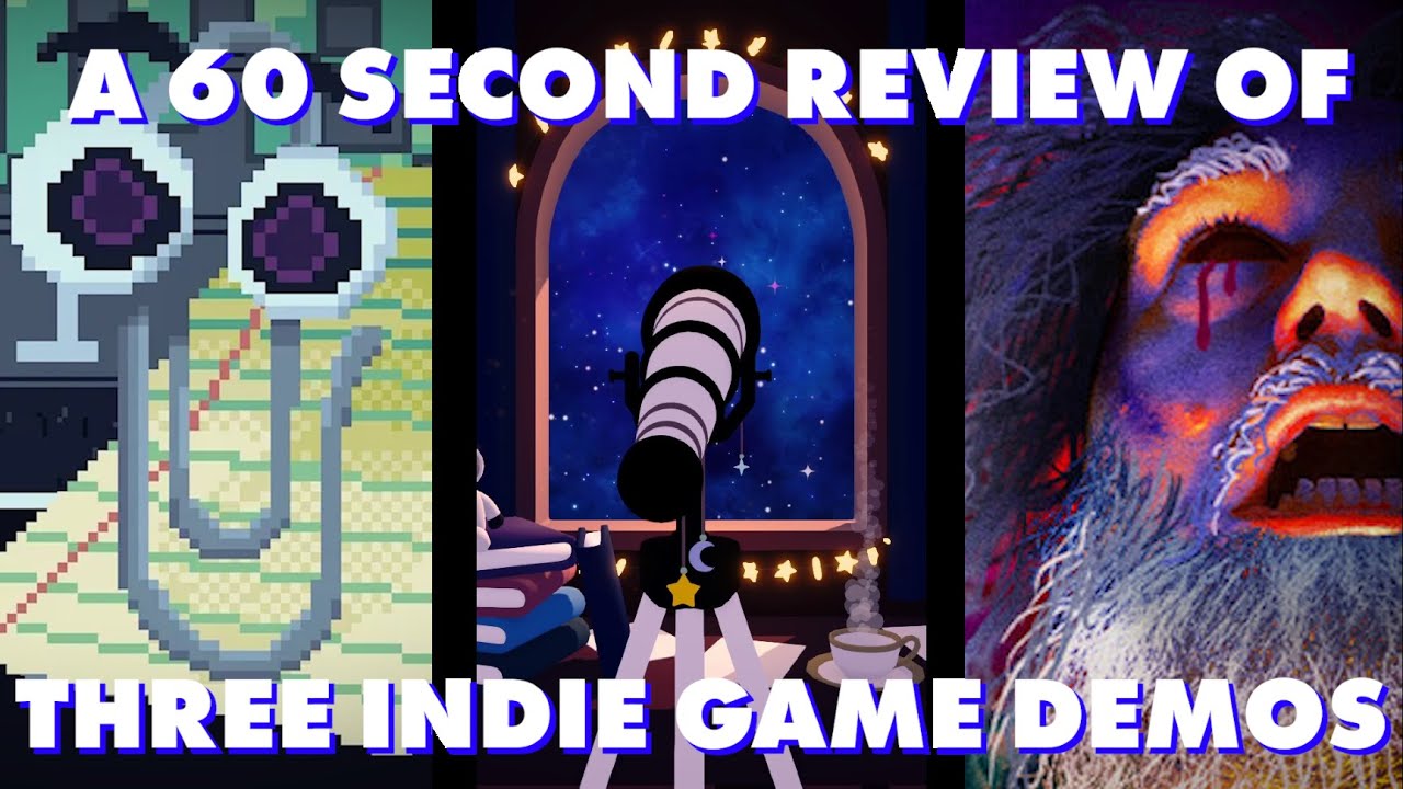 Three Cool Indie Game Demos in Like 60 Seconds