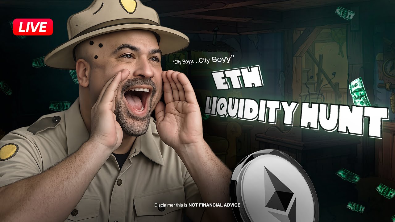 ETH Liquidity Hunt (LIVE) — Real-Time Setups w/ Saint