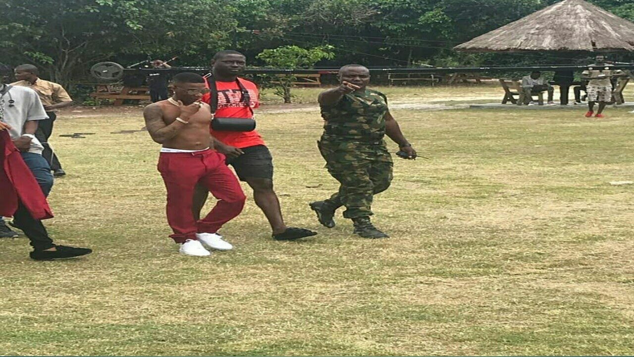 WIZKID On Set For SoundMan Vol 1 Video Shoot #BTS