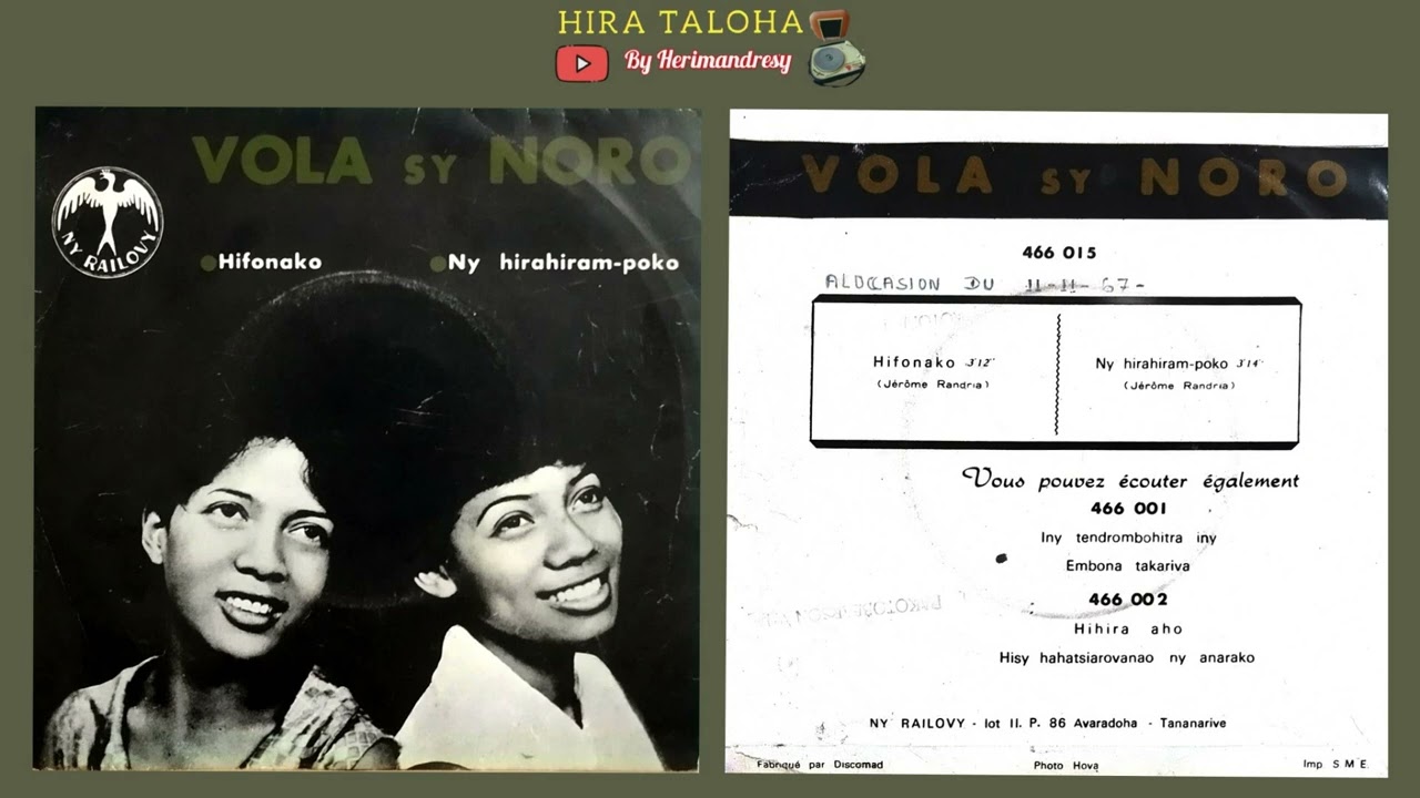 Vola Sy Noro - Hifonako