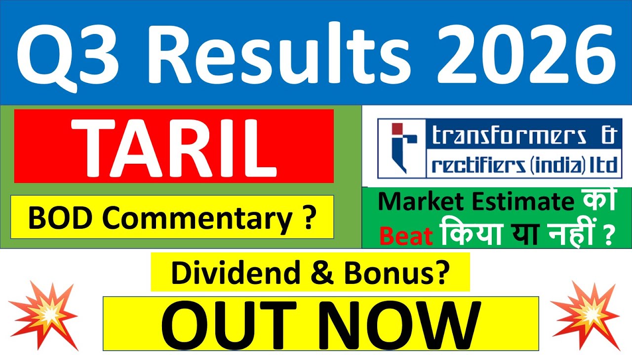 Transformers and Rectifiers q3 results 2026 | TARIL results today | TARIL Share News | TARIL Share