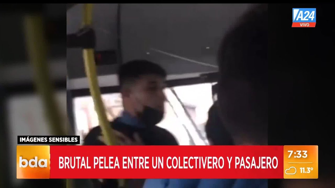 DESCONTROL Y VIOLENCIA: una discusión que terminó mal en un colectivo de la línea 37 I A24
