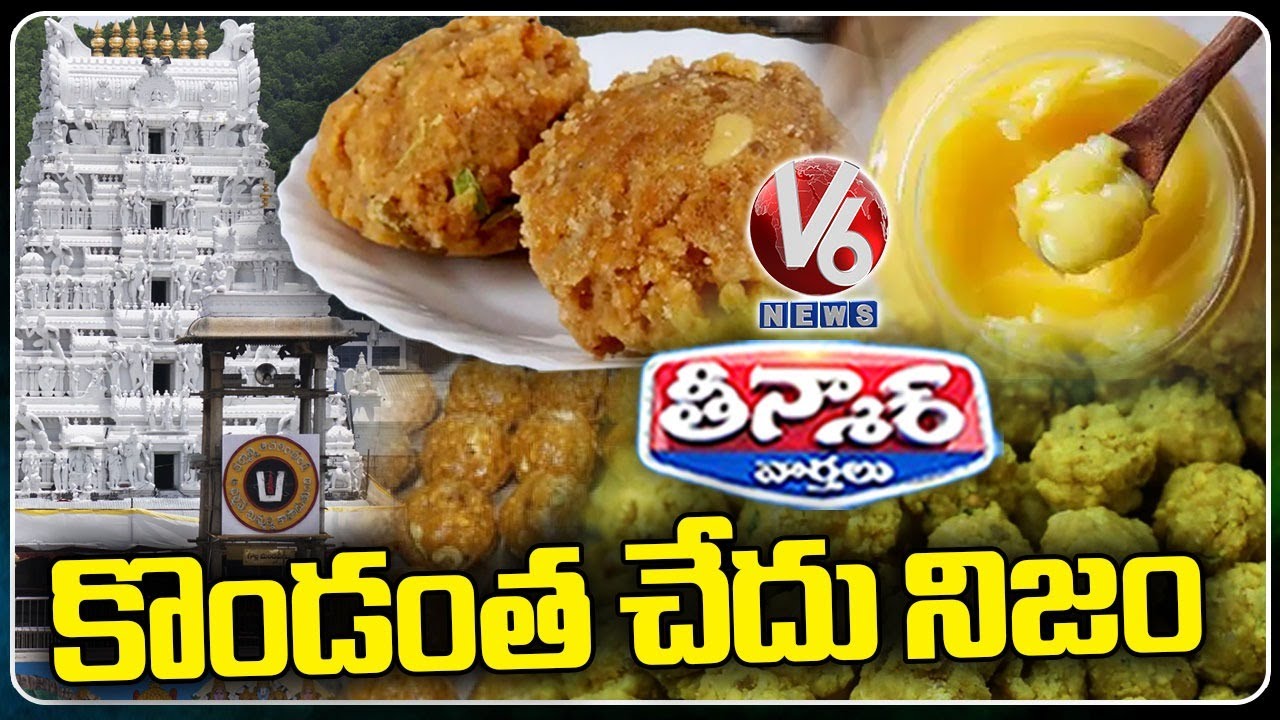 Tirupati Laddu Controversy : Adulterated Ghee Usage In Tirupati Laddu Making | V6 News
