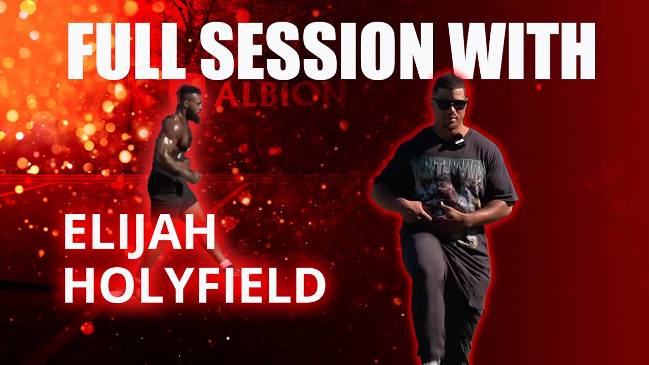 Elijah Holyfield NFL Training Session