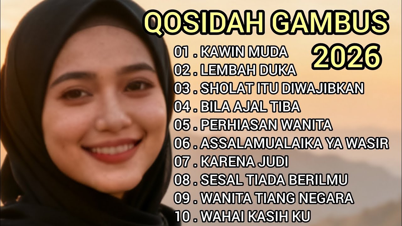 VIRAL KOLEKSI TERMAHAL ‼️ QOSIDAH GAMBUS BIKIN HATI ADEM 2026 .