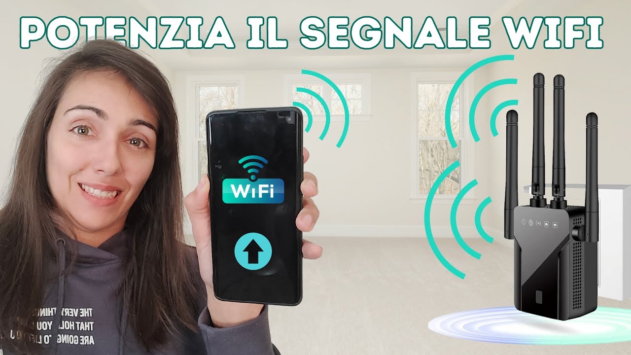 RIPETITORE WIFI per POTENZIARE il SEGNALE DELLA RETE INTERNET