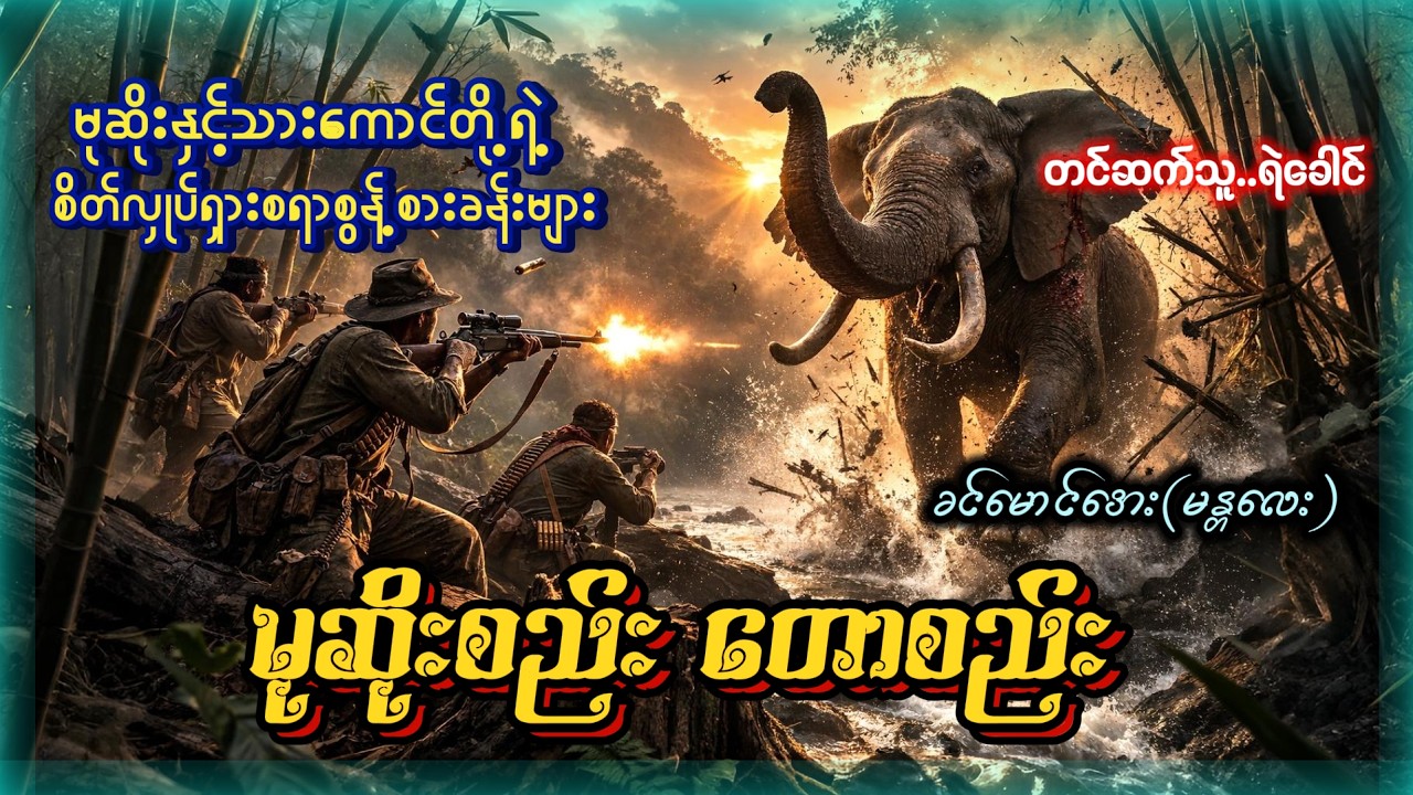 မုဆိုးစည်း တောစည်း - ခင်မောင်အေး(မန္တလေး) မုဆိုးနှင့်သားတို့၏ စွန့်စားခန်းများ